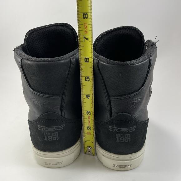 TCX Street Ace Motorcycle Boots Mens Size 8.5 Black Leather Waterproof 9400W main image 11
